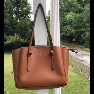 Nanette Laporte handbag, large and roomy inside, never used without tags